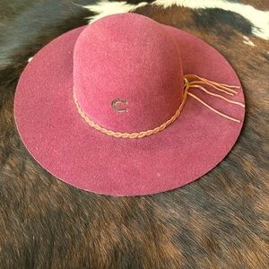Charlie 1 Horse hat burgundy size medium